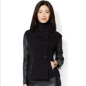 Lauren Ralph Lauren Double Breasted Cardigan Sz L